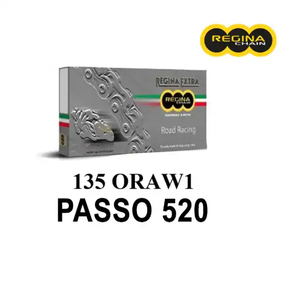 Popolare Catena regina 135oraw1 120 maglie passo 520 nera