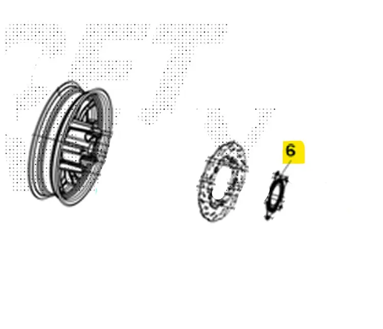 Direttamente Dal Produttore Sym cruisym euro4 300 ruota fonica anteriore 2019 2019 lv30w1z1-eu