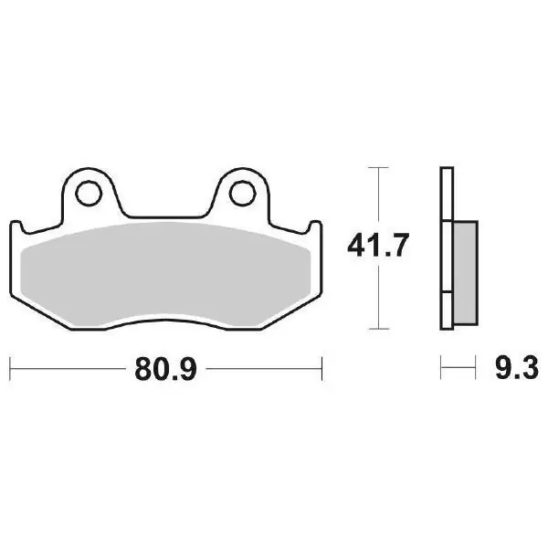 Spedizione Espresso Honda scv lead (jf11) 100 pastiglie freno sbs 125 hf 2003 2007