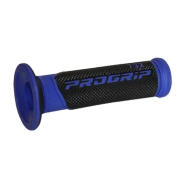 Manopole strada progrip 732 dual density blu ø 22-25mm lunghezza 125mm open Novità