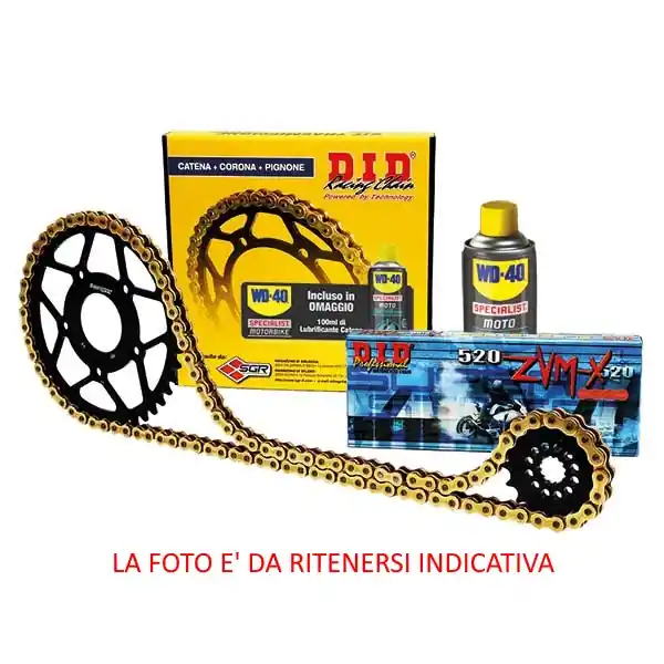 Cagiva mito 125 kit standard con catena did 520vx2 corona acciaio 1989 1992 Prezzo Scontato
