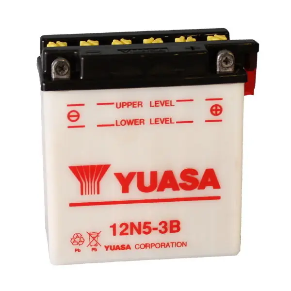Garelli tiger xle 125 batteria yuasa 12n5-3b 12v/5ah 1986 1986 Occasione