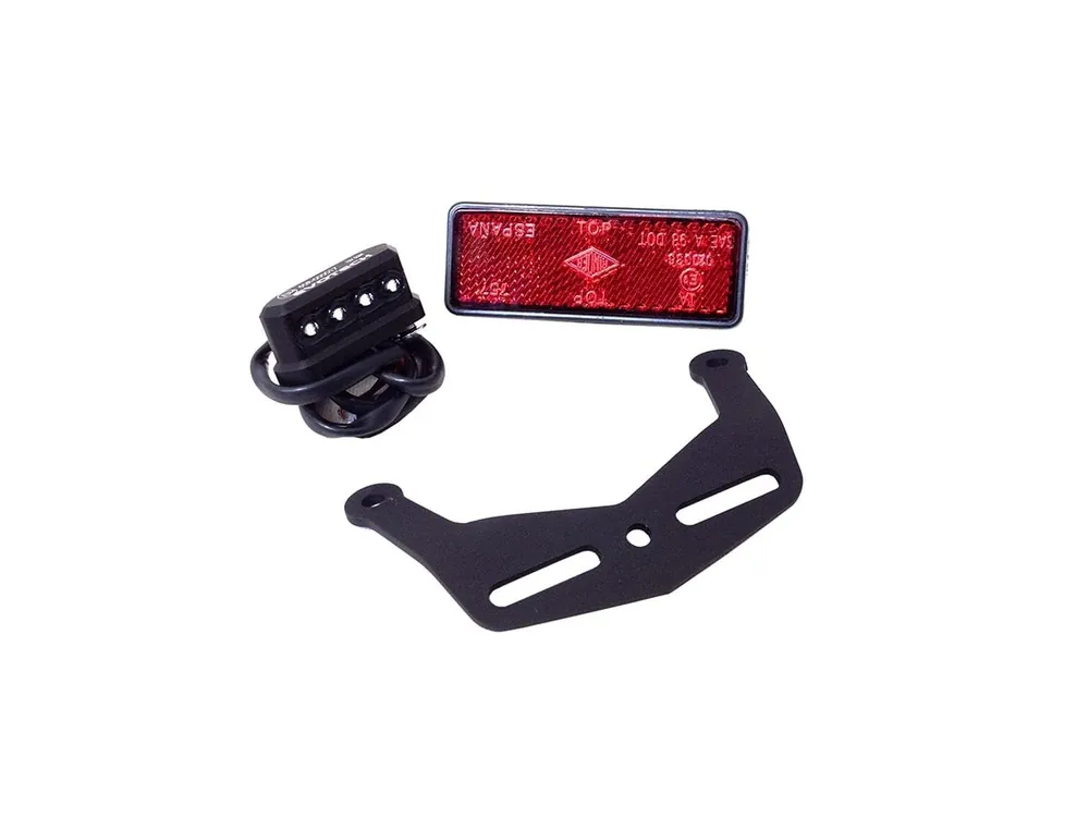 Saldi KIT LUCE TARGA + SUPPORTO + CATADIOTTRO EVOTECH BMW R NINE T RACER 2015-2020-