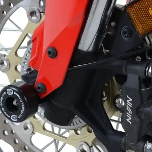 Nuovo Arrivo COPPIA PROTEZIONI PERNO RUOTA ANTERIORE R&G DUCATI MULTISTRADA 950S 19-20-