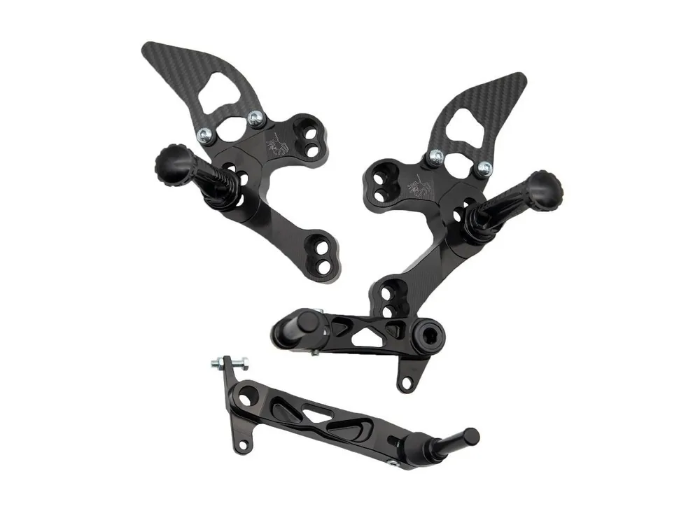 Super Prezzo PEDANE ARRETRATE RIBALTABILI MODELLO EVO SPIDER DUCATI 848 / 1098 / 1198 2007-2011-
