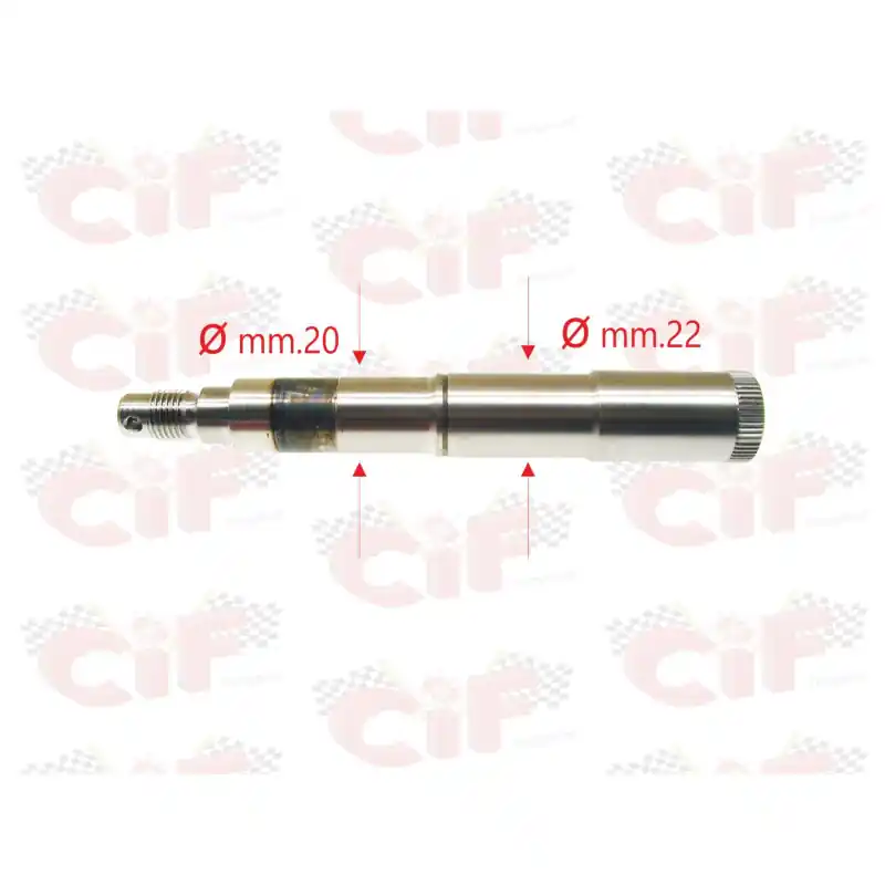 ASSE RUOTA DIAM.MM.22 BRACCIO SOSPENSIONE FORCELLA Sconto