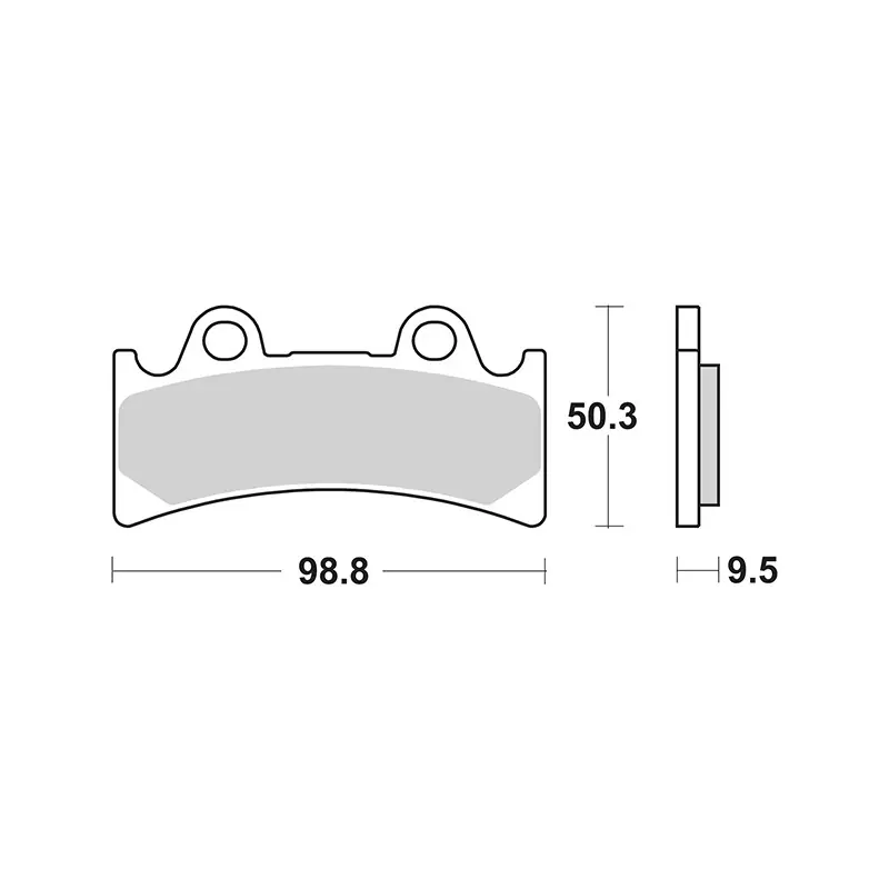 Saldi Set pastiglie freno sbs 683rs