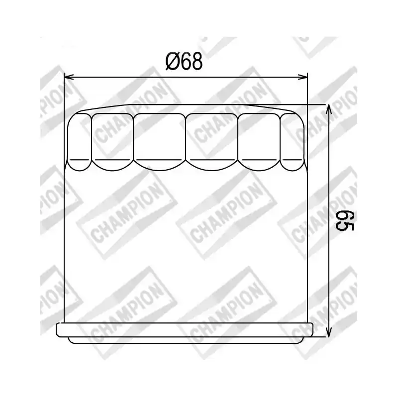 FILTRO OLIO CHAMPION COF038 Compra Online