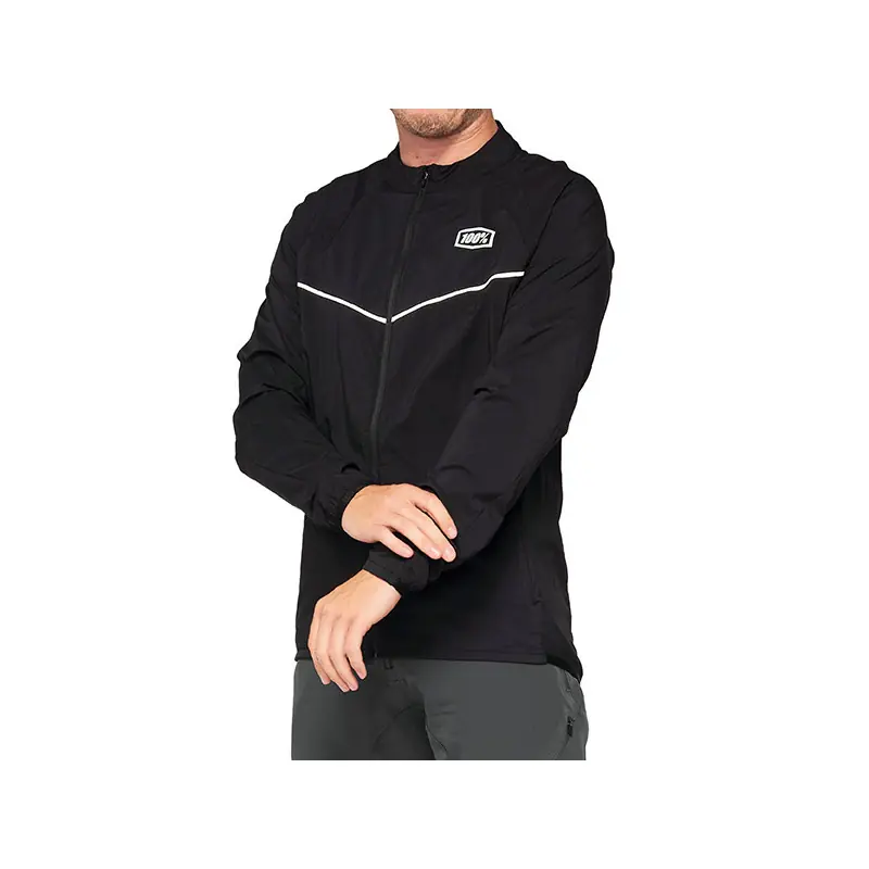 CORRIDOR Stretch Windbreaker Black - XL Nuovo Arrivo
