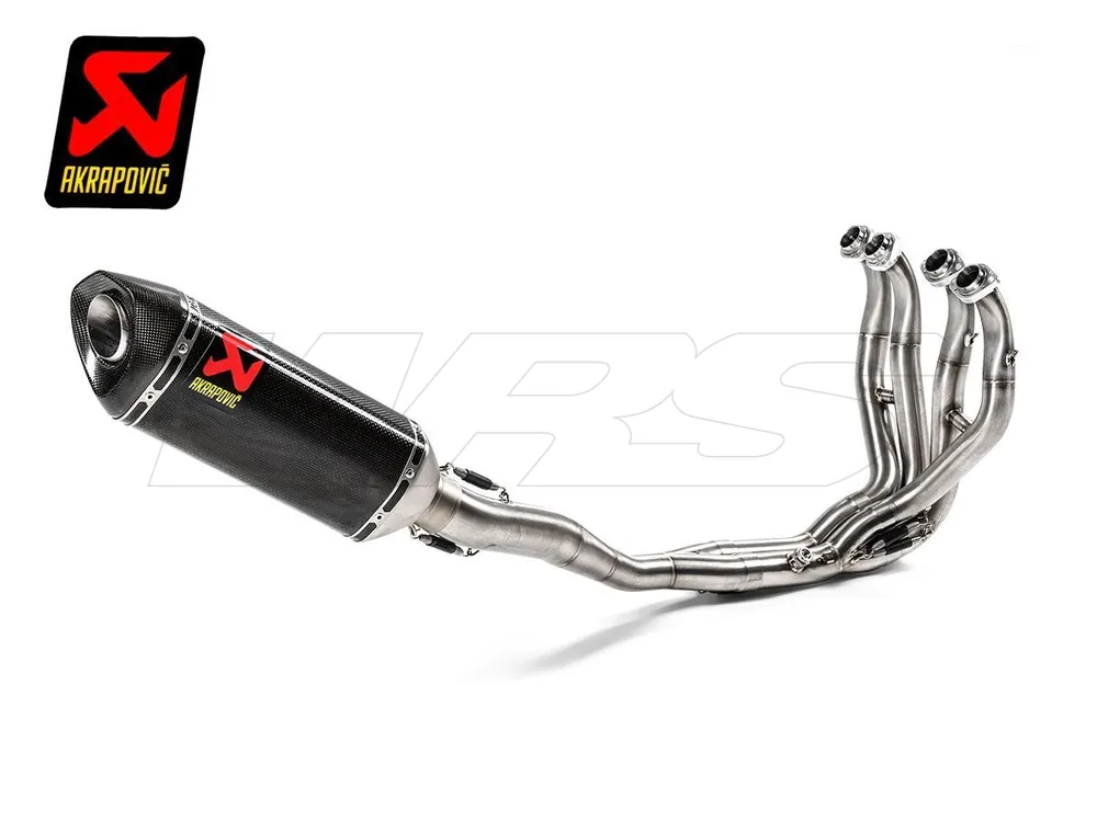 SCARICO COMPLETO AKRAPOVIC INOX CARBONIO KAWASAKI ZX-6R 636 2013-2020- Prezzo Ridotto