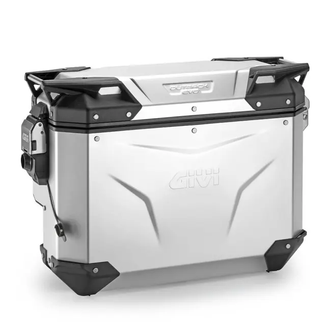 Occasione Imperdibile Valigia laterale Dx Givi Trekker Outback Evo Smart in alluminio 33 litri scantonata anodizzata-