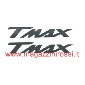 Adesivi scritta T-Max rilievo cromato cm 15- Scelto Dai Clienti