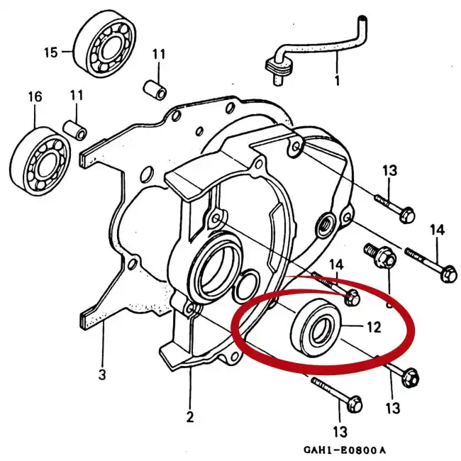 Paraolio scatola ingranaggi Honda 50cc Dio ZX, SC, GP, SP- Bestseller