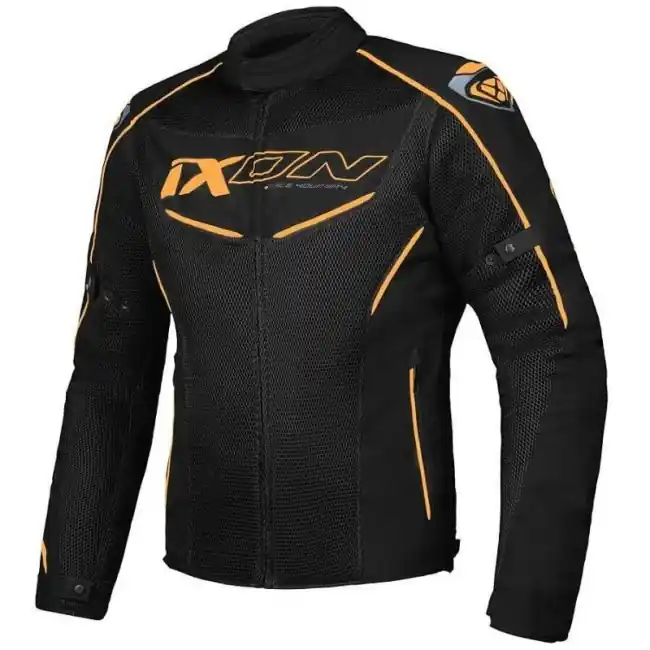 Offerta Giacca da moto Ixon Flicker nero e arancio-M