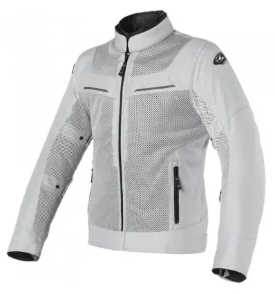 Giacca da moto Clover Airtek WP grigia-M Ordina Subito