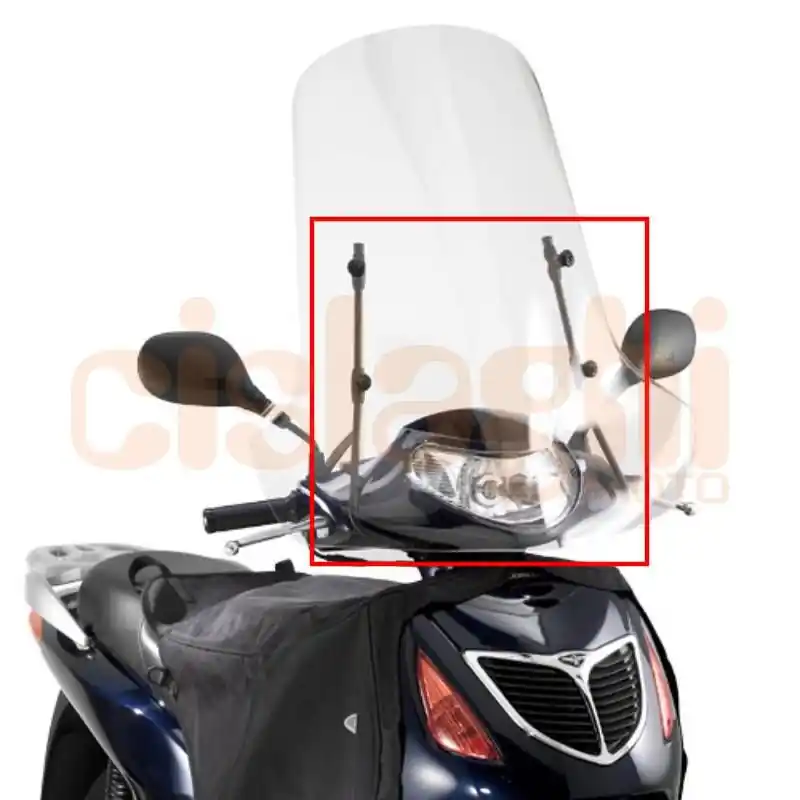 Spedito Oggi Attacchi per parabrezza 186A | Honda SH