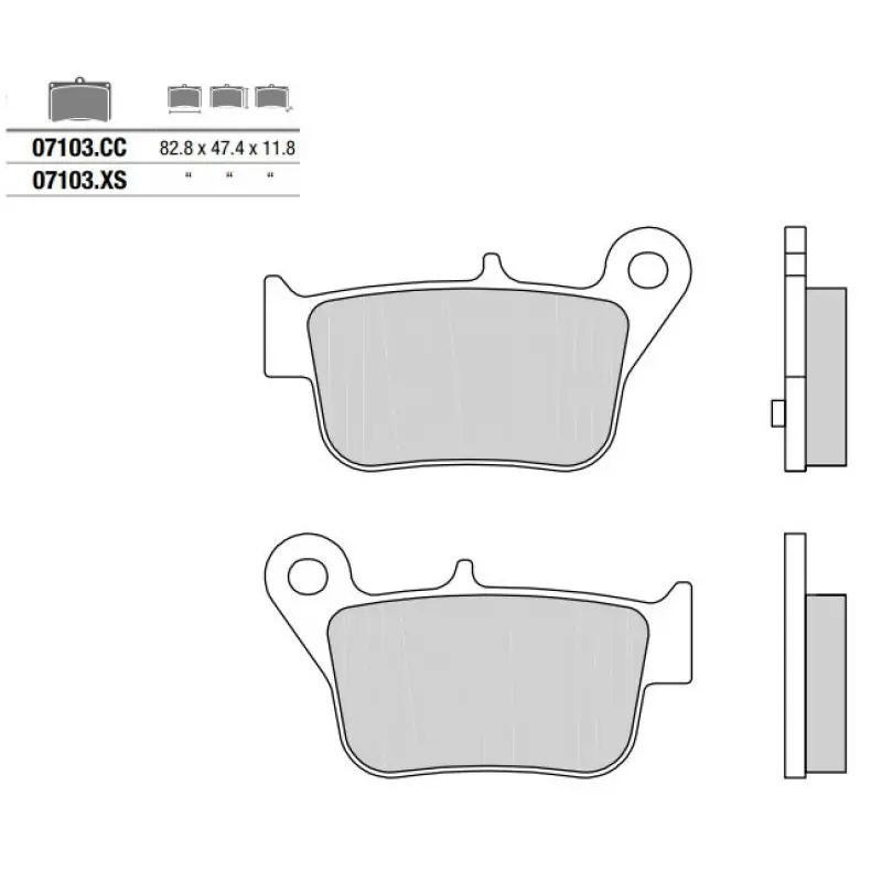 Novità Pastiglie brembo cc 07103cc