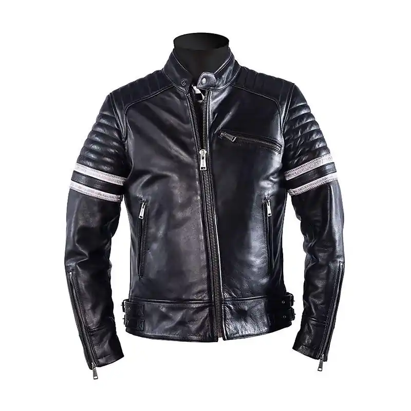 Sconto Giacca in Pelle Helstons Yukon nero-L