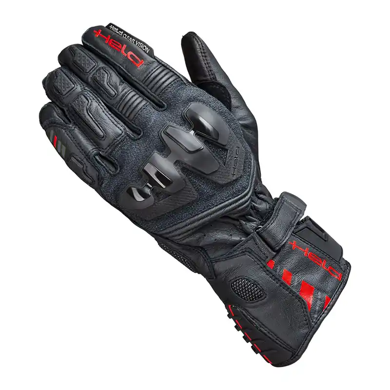 Guanti Donna Held Evo-Thrux 3 nero rosso-6 Reso Gratuito
