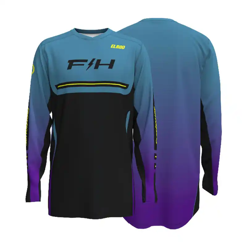 Maglia Fasthouse Elrod React indigo-S Occasione Imperdibile