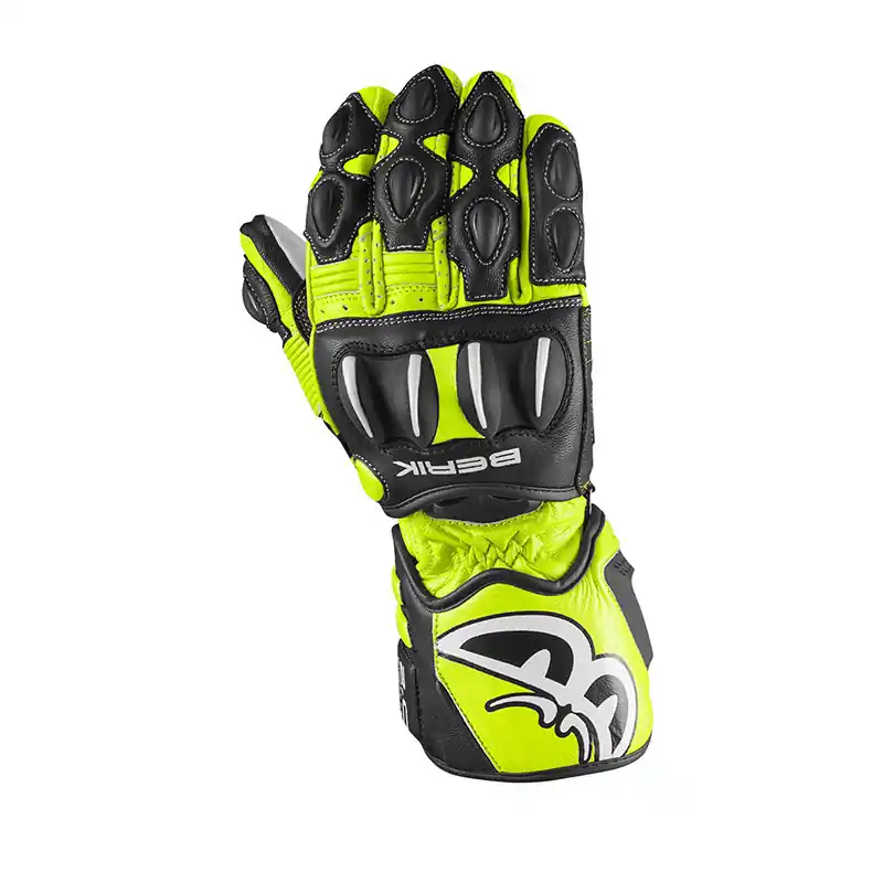 Guanti Bimbo Berik Track 2.0 bianco giallo fluo-XXXS Offerta Limitata