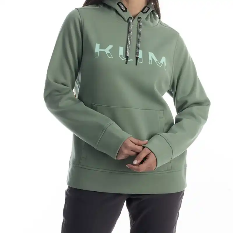 Felpa Donna Klim Petrol Pullover verde-XS Direttamente Dal Produttore