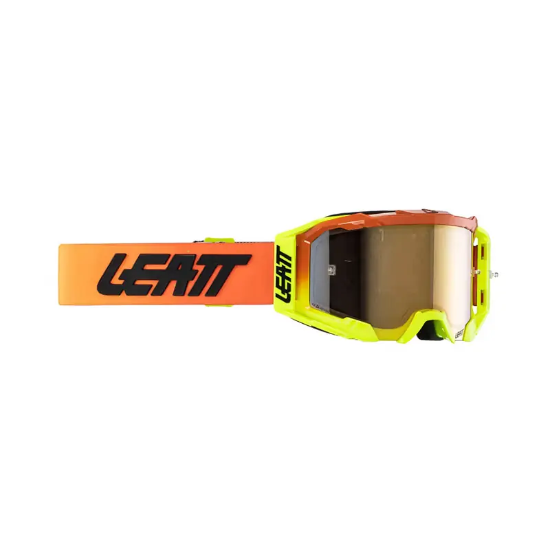 Maschera Leatt Velocity 5.5 Iriz 2024 arancio specchio- Occasione