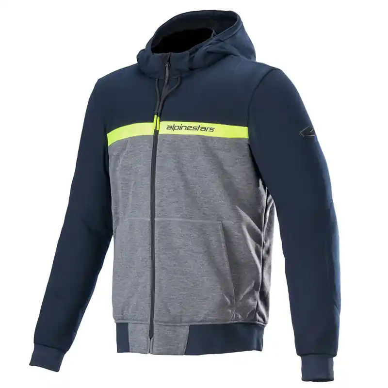 Alpinestars Chrome Street Hoodie navy melange-M Miglior Prezzo