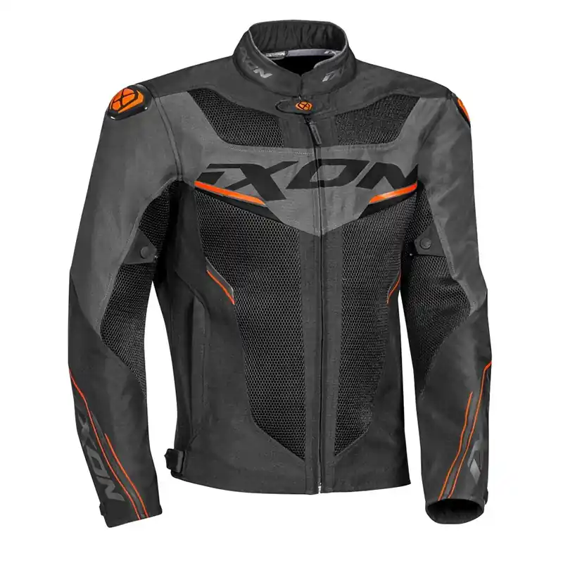 Consegna Rapida Giacca Ixon Draco nero antracite arancio-S