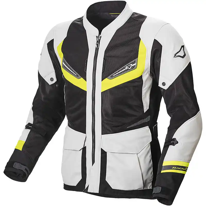 Miglior Prezzo Giacca Macna Aerocon Night Eye grigio giallo-2XL