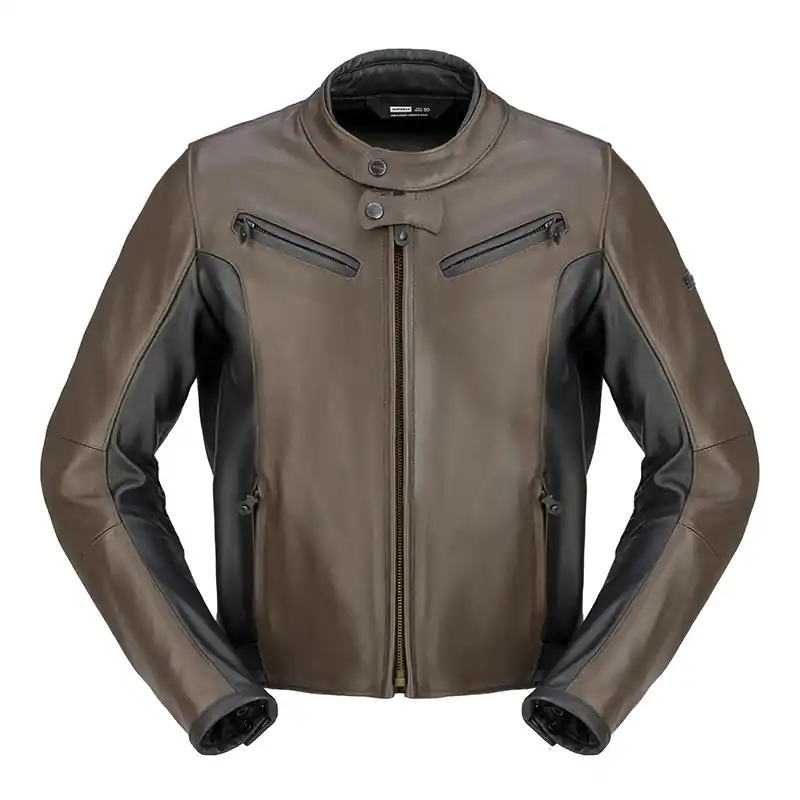 Offerta Limitata Giacca Pelle Spidi Special marrone-