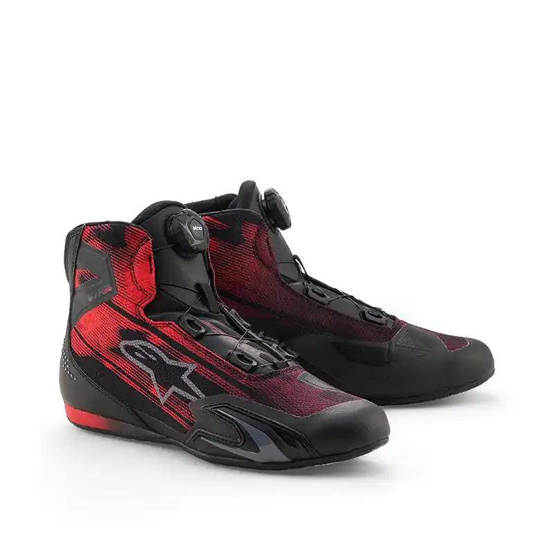 Popolare Scarpe Alpinestars Celer Vented nero rosso-