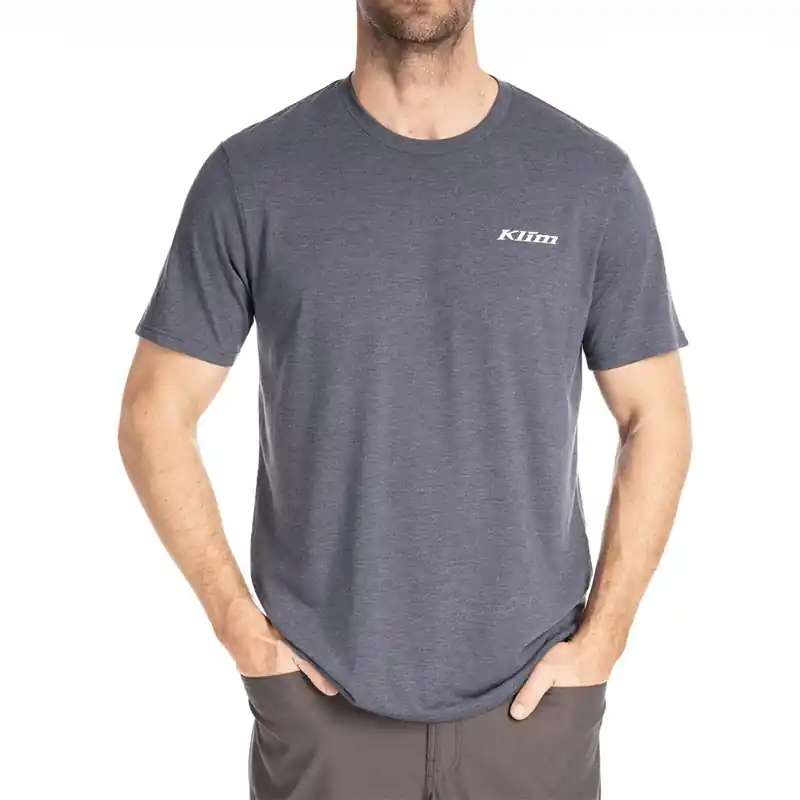 A Buon Prezzo T Shirt Klim Saddle Mountain Tri-Blend navy-
