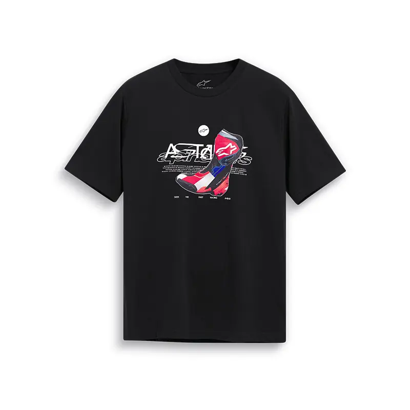 Soddisfatti O Rimborsati T Shirt Alpinestars R Boot CSF SS nero-