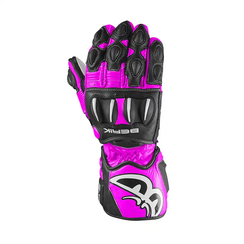 Guanti Berik Track 2.0 nero rosa fluo- Miglior Prezzo