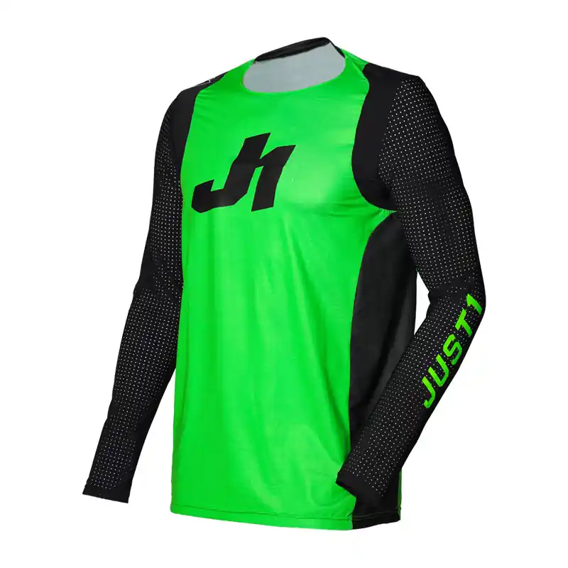 Professionale Maglia Just-1 J Flex Aria verde fluo-