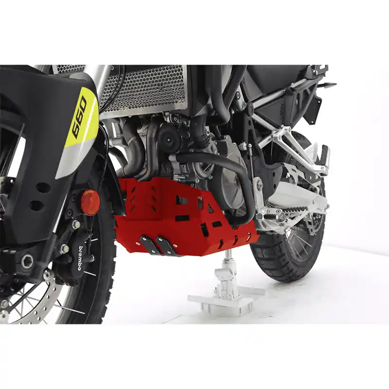 Protezione Motore Isotta Aprilia Tuareg 660 rosso- Pagamento Sicuro