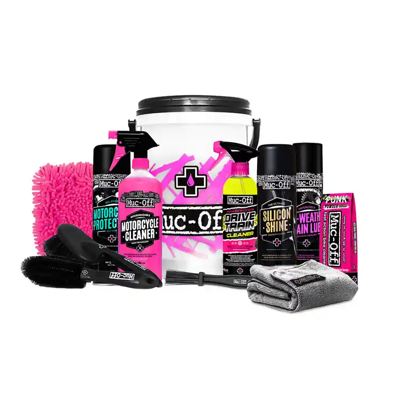 Kit Pulizia Muc Off Powersports Secchio- Promo Stagionale