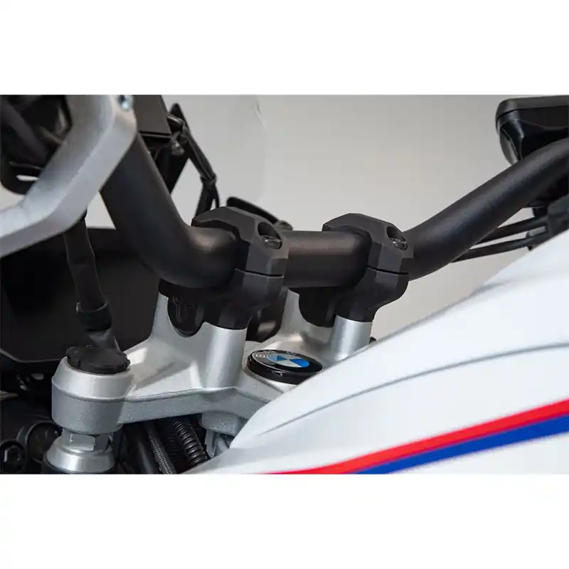 Popolare Riser Manubrio Inclinati Sw Motech nero-
