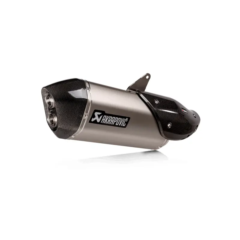 Super Prezzo Akrapovic Slip On Omologato Titanio HD Pan America-