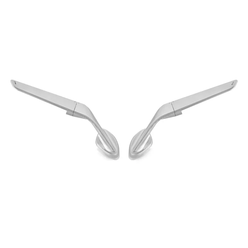 Ultimissimo Modello Coppia Specchi Rizoma Stealth Aprilia Rs660 argento-