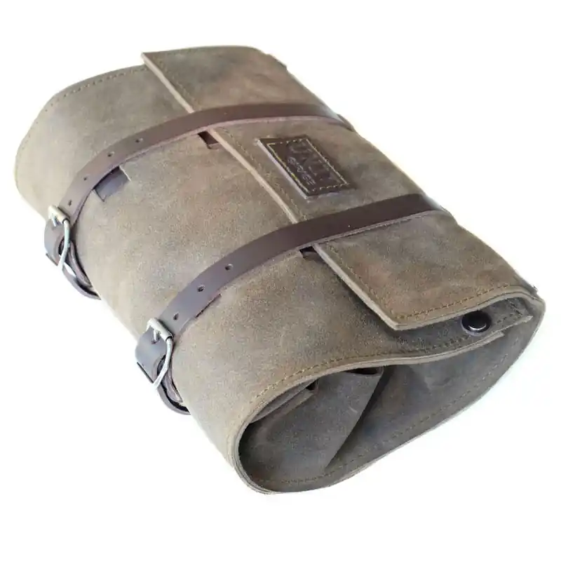 Di Tendenza Unit Garage rotolo in crosta di cuoio grigio-