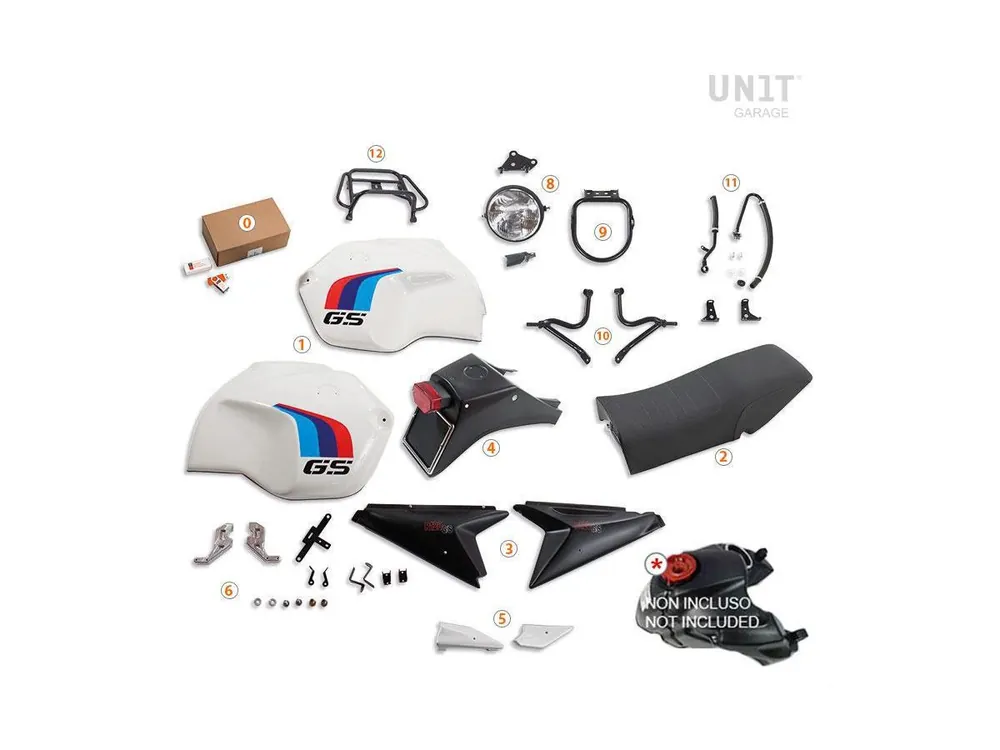Compra Oggi Stesso BASIC KIT UNIT GARAGE BMW R 1200 GS / ADV 2008-2012-