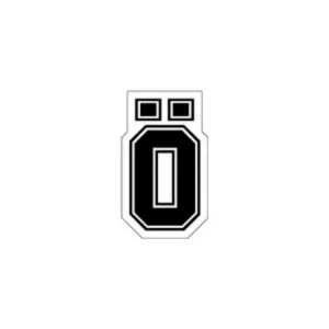 ADESIVO PICCOLO LOGO OHLINS NERO 1.7X3.2 CM- Solo Oggi