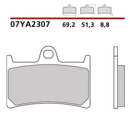 Popolare Set pastiglie freno mescola CC  BREMBO per YAMAHA - 07YA2307