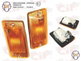 CP.FRECCE COMPLETE POSTERIORI SIEM OMOLOGATE (PLASTICA MARCATA SIEM) VESPA PK 50/125 XL - RUSH - N - FL2 - HP - V - CIF - 1741-OR Prezzo Basso