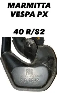 MARMITTA PIAGGIO VESPA PX 125 BIG BEAR  - R82 Popolare