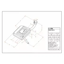 Acquista Ora Silenziatore SitoLeovince PIAGGIO Vespa GL - 0204