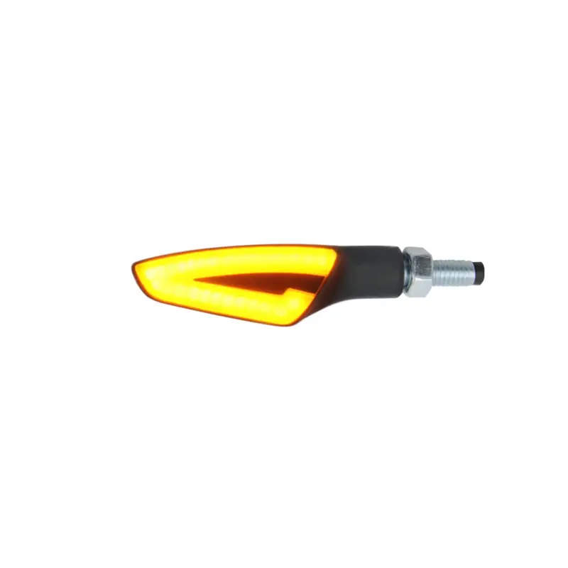LIGHTECH COPPIA INDICATORI FRECCE LED FRE932NER UNIVERSALI OMOLOGATE MOTO Ultimissimo Modello