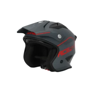 Prezzo Basso CASCO JET Acerbis ARIA Grigio/Rosso